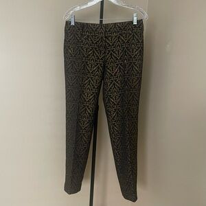 Ann Taylor LOFT Brocade Marisa Ankle Pants